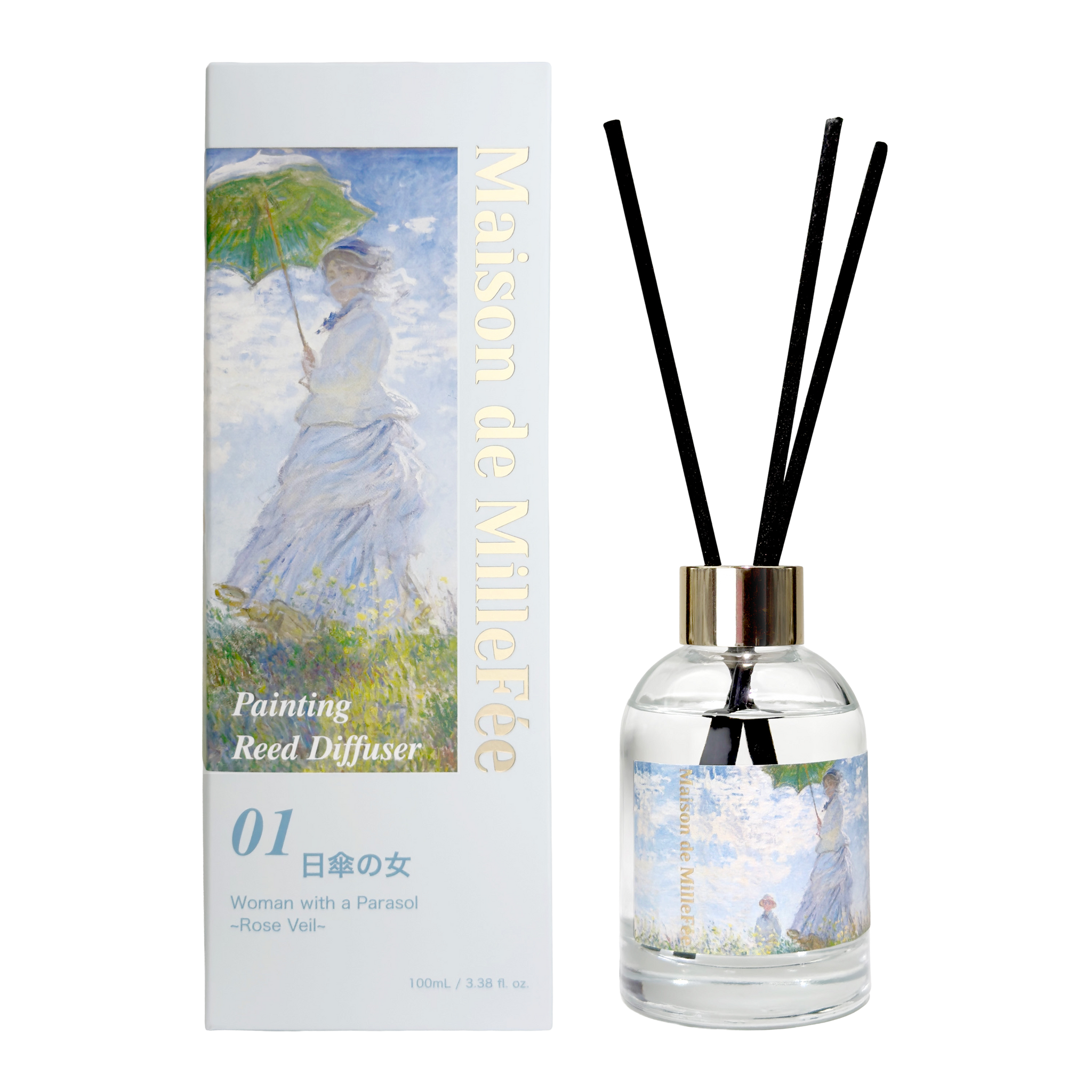 【新品未使用】上海灘 GINER FLOWERルームスプレー30mlx3本セット 絵画リードディフューザー