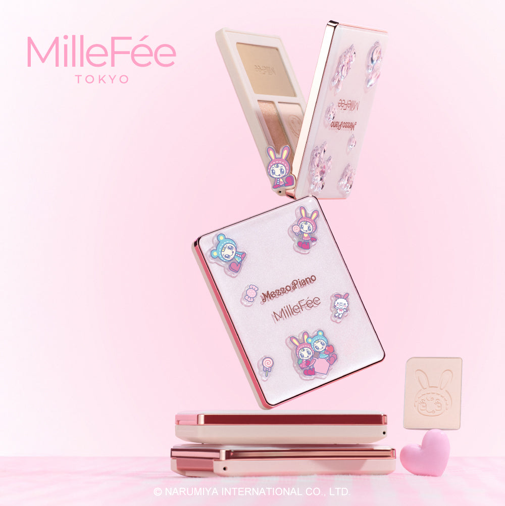 メゾピアノ シェイクドロップチーク/ぷくぷく涙袋パレット/チート顔コントゥアパレット