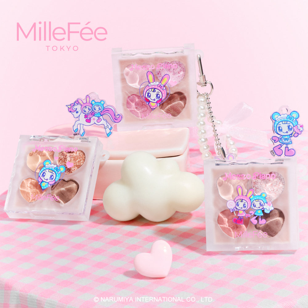 メゾピアノ シェイクドロップチーク/ぷくぷく涙袋パレット/チート顔コントゥアパレット