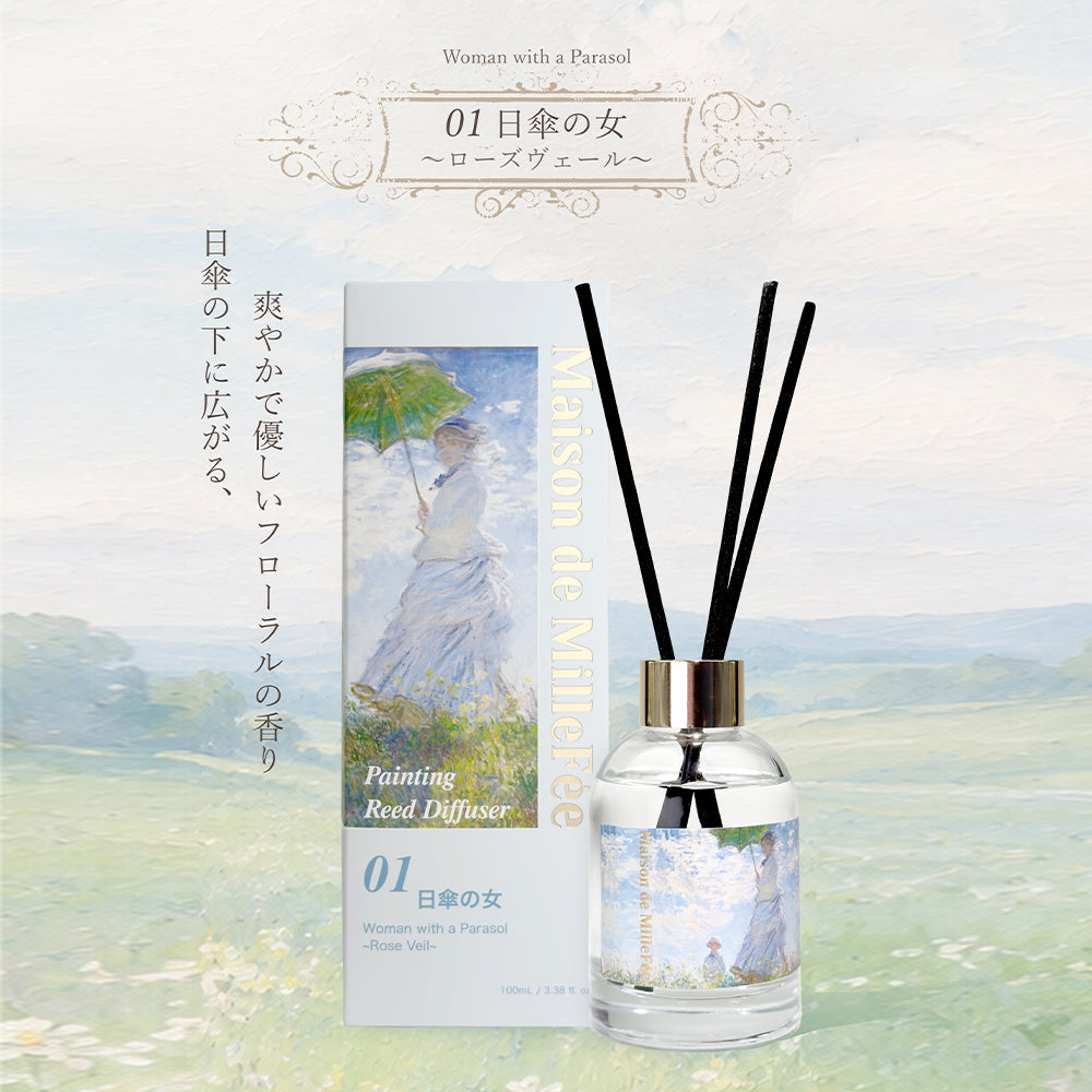 【予約品：6/5発送予定】絵画リードディフューザー